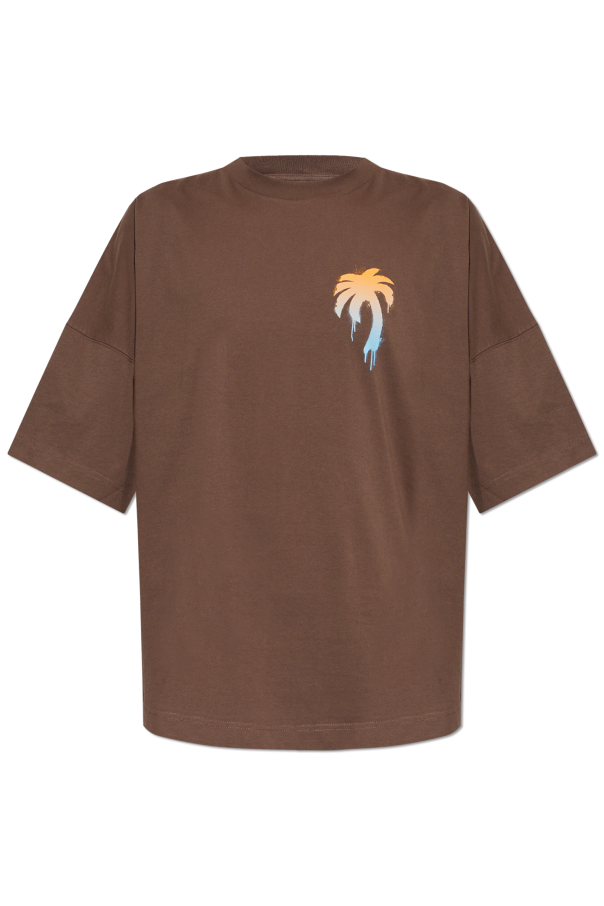 T-shirt with print od Palm Angels