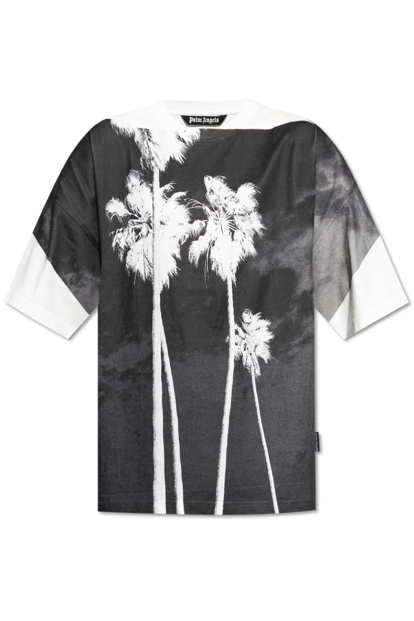 T-shirt with print od Palm Angels
