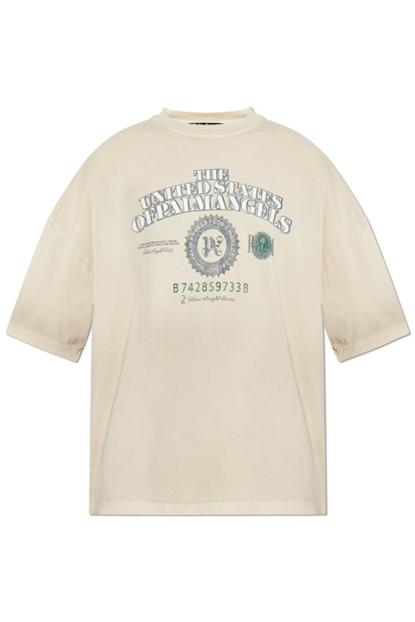T-shirt with print od Palm Angels