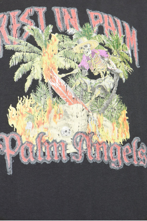 Palm Angels T-shirt with a colourful print