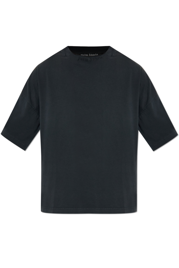 T-shirt with a vintage effect od Palm Angels