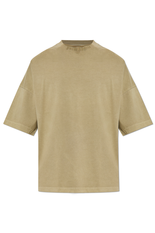 T-shirt with a vintage effect od Palm Angels