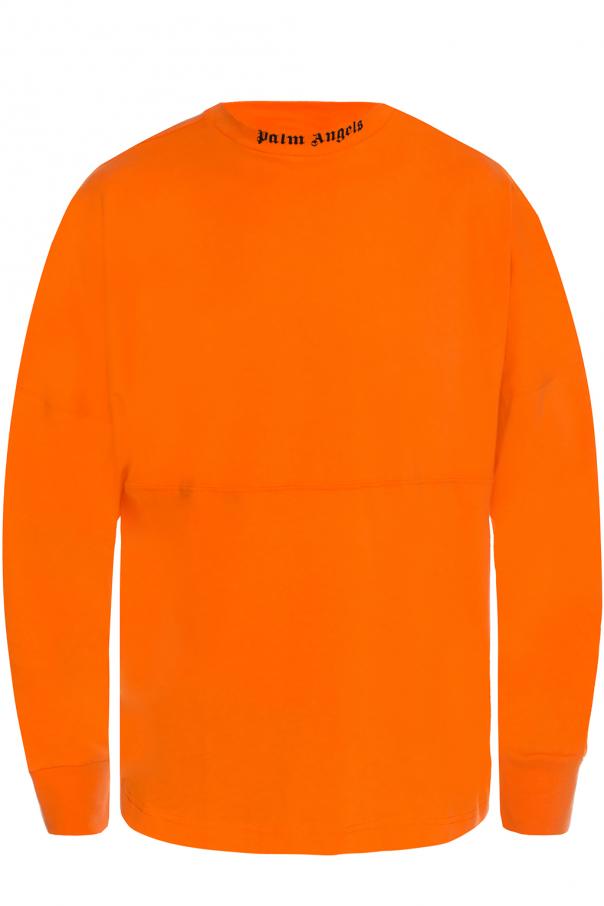 palm angels orange shirt