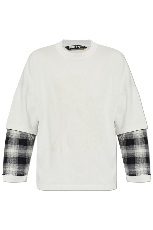 Sweatshirt with print od Palm Angels
