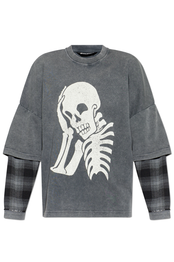 Sweatshirt with print od Palm Angels