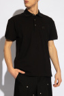 Palm Angels BLACK Polo shirt with logo