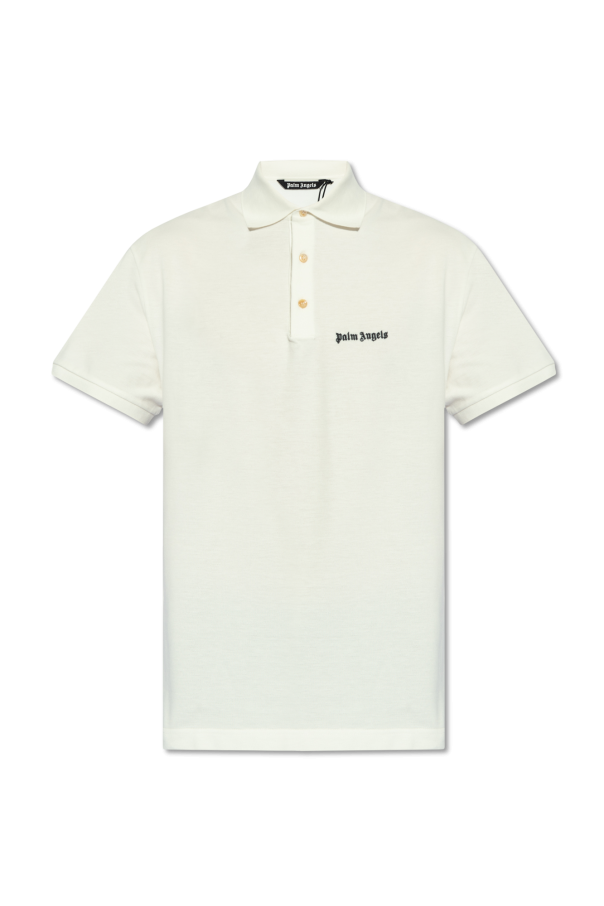 Palm Angels manche polo shirt with logo