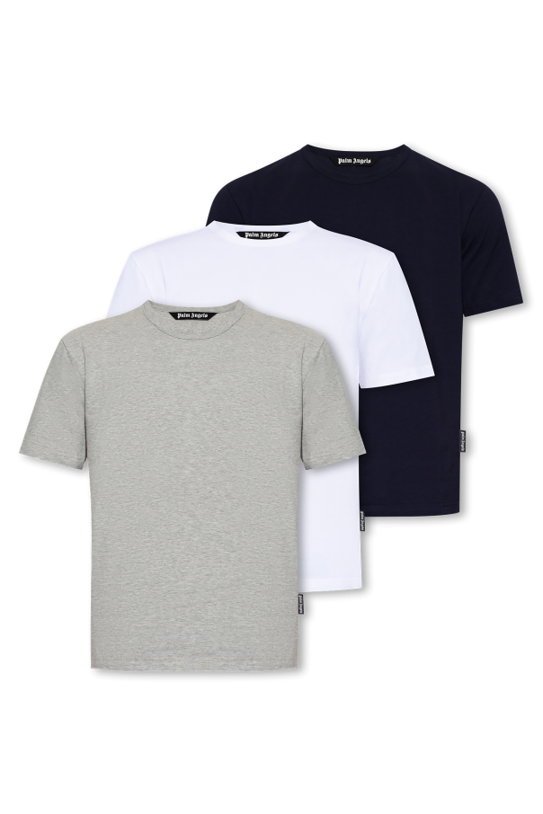 Palm Angels T-shirt Bianco 3-pack