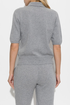 Balmain Wool polo shirt with short sleeves