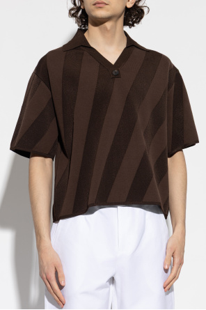 Jacquemus Polo shirt with striped pattern