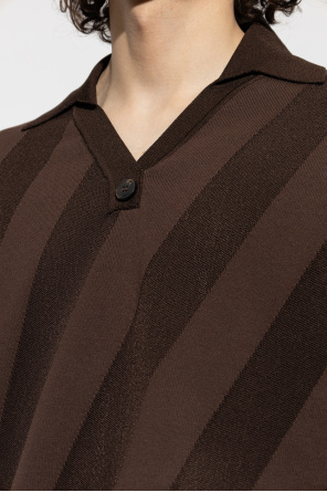 Jacquemus Polo shirt with striped pattern