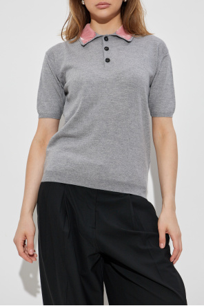 Marni Polohemd mit dekorativem Kragen