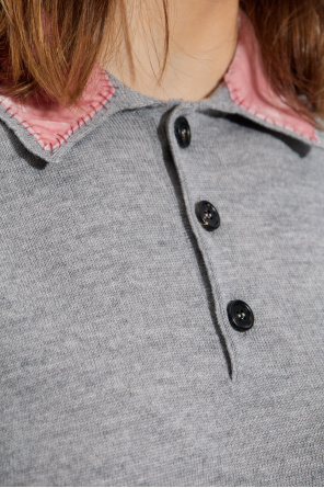 Marni Polohemd mit dekorativem Kragen