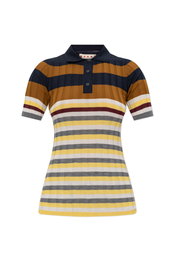 Wool polo od Marni