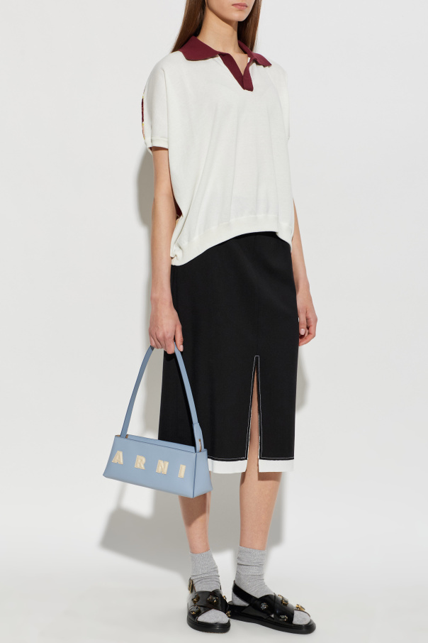 Marni Polo made from combined materials
