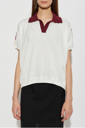 Marni Polo made from combined materials