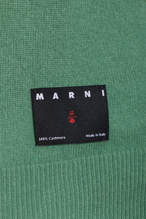 Marni Kaschmir-Polohemd mit langen Ärmeln