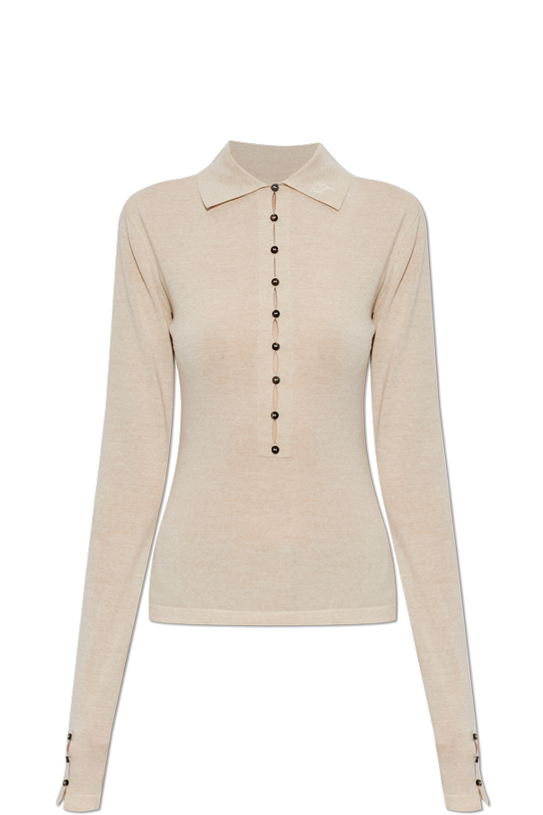 Merino’ wool polo with long sleeves od Jacquemus