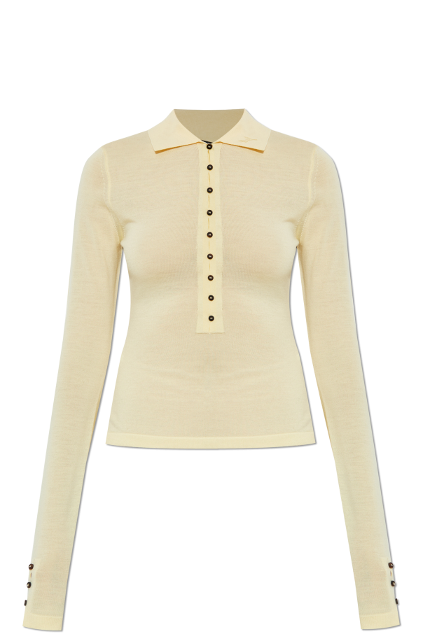 ‘Merino ML’ wool polo sweater od Jacquemus