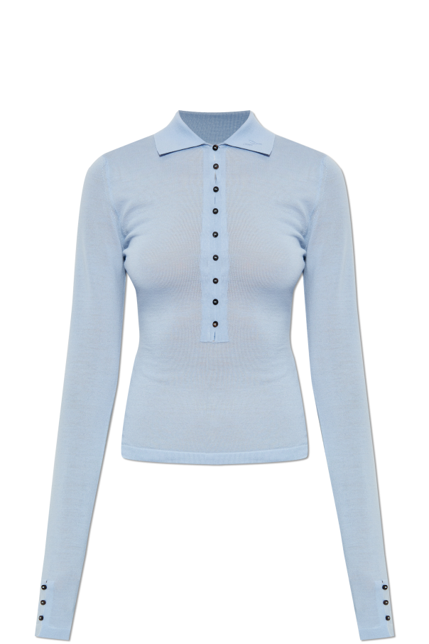 Wool polo sweater ‘Merino ML’ od Jacquemus