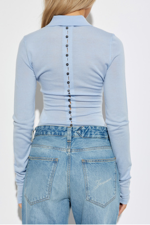 Jacquemus Merino wool polo jumper ‘Merino ML’