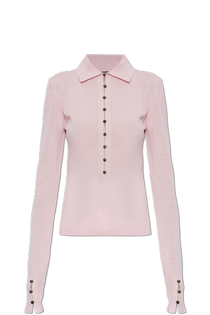 Polo de lana "Merino" de manga larga