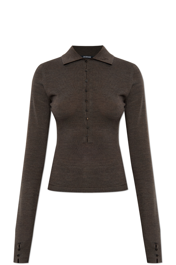 Wool polo sweater ‘Merino ML’ od Jacquemus