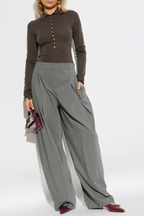 Jacquemus Woll-Polo-Pullover ‘Merino ML’