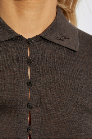 Jacquemus Woll-Polo-Pullover ‘Merino ML’