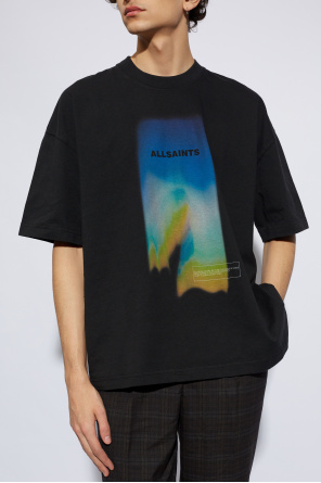 AllSaints T-shirt z nadrukiem ‘Prizm’