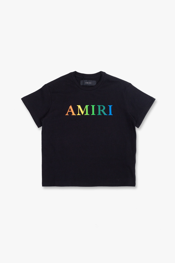 Amiri Kids Isabel Marant Étoile Long-print organic-cotton T-shirt