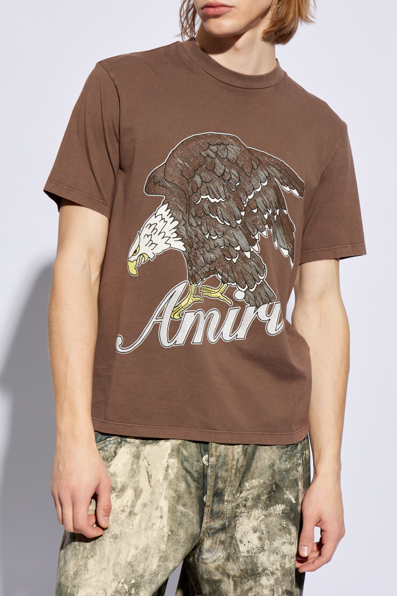 Amiri logo top balmain t shirt gab