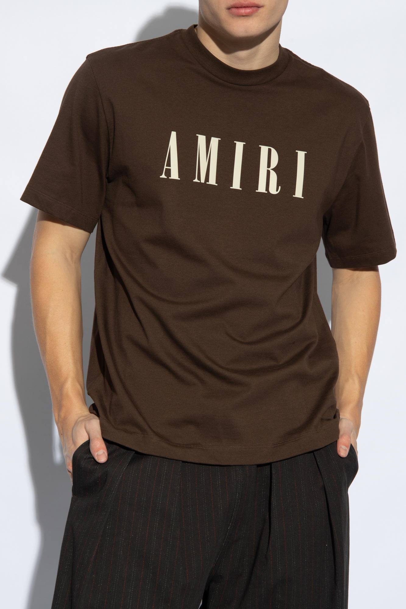 Amiri older girls stack logo t shirt