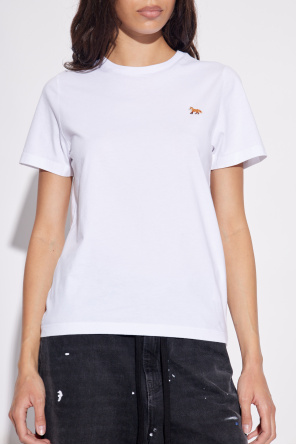 Maison Kitsuné Camiseta con parche de logo