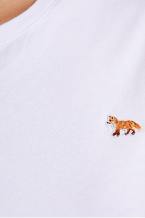 Maison Kitsuné Camiseta con parche de logo