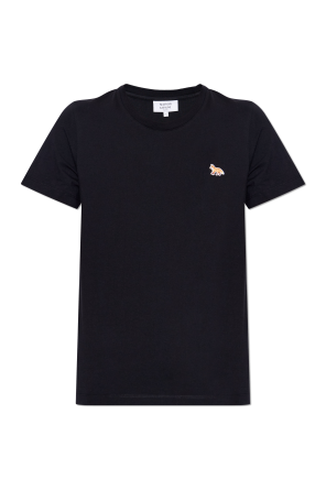T-shirt with logo patch