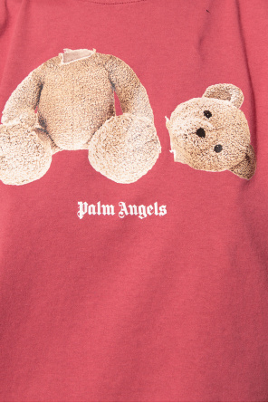 Palm Angels Just Cavalli rose-print long-sleeve shirt Fair Rot