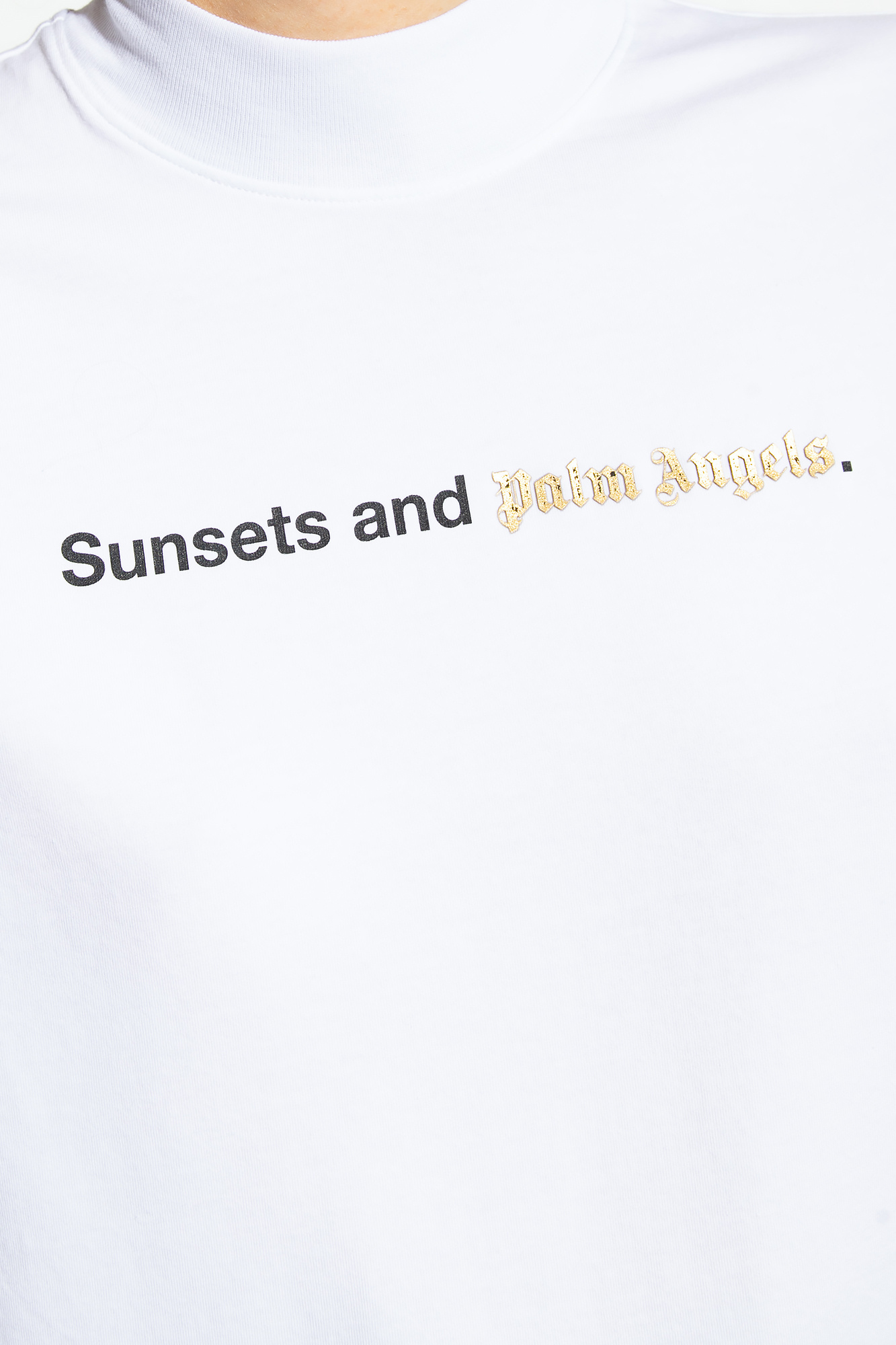 Palm Angels Printed cropped T-shirt