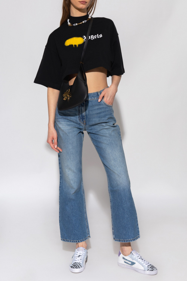 Palm Angels Cropped oversize T-shirt