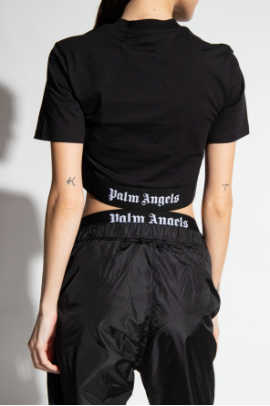 Palm Angels Nº21 Sweatshirt mit Logo-Print Rot