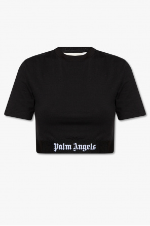 Cropped t-shirt with logo od Palm Angels