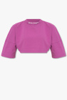 Palm Angels Cropped T-shirt with logo
