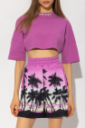 Palm Angels Cropped T-shirt with logo