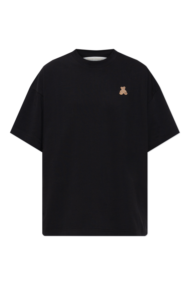 T-shirt with a distinctive teddy bear motif od Palm Angels