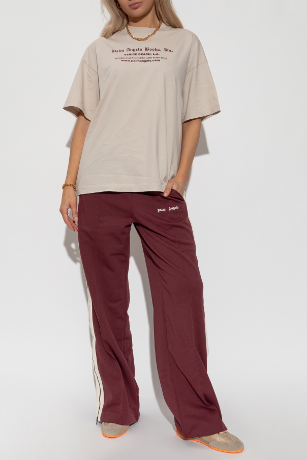 Palm Angels T-shirt with `vintage` effect