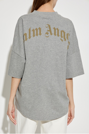 Palm Angels T-shirt z efektem `vintage`