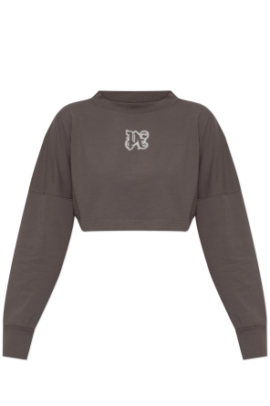 Kurzes Top mit langen Ärmeln