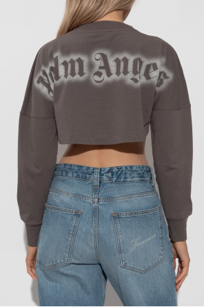 Palm Angels Short top with long sleeves