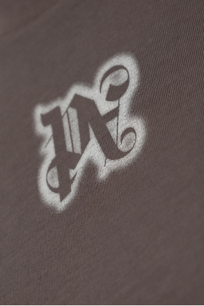 Palm Angels Short top with long sleeves