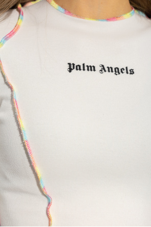 Palm Angels John Richmond embellished logo-detail sweatshirt
